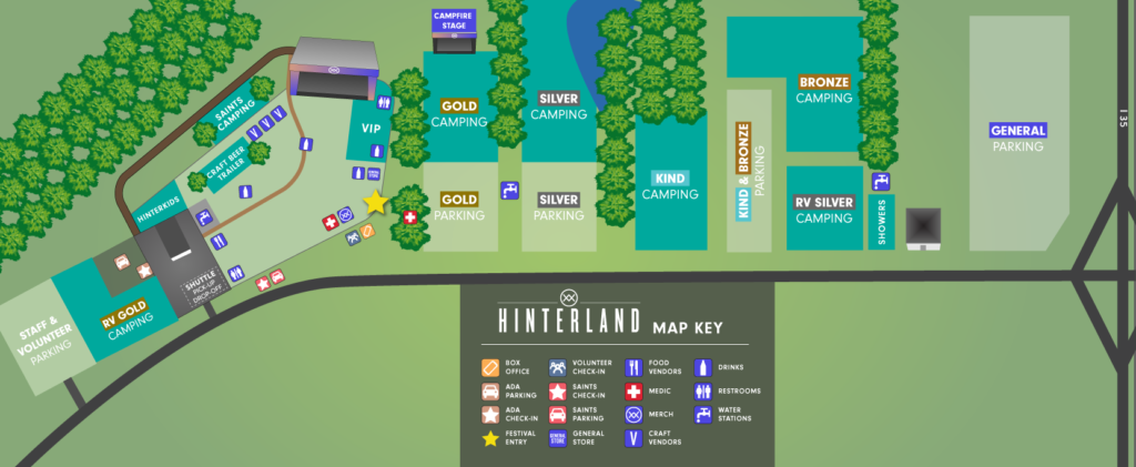 Hinterland Grounds Map